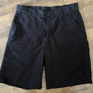 Chaps Boys Schoolwear Uniform Black Dress Shorts Size 14